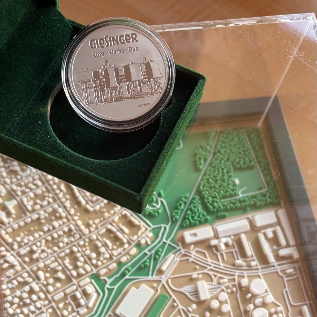 Collector's Coin 999 Silver Giesinger Bräu Anniversary 2026 - D40 Silver 999 1/2 Ounce