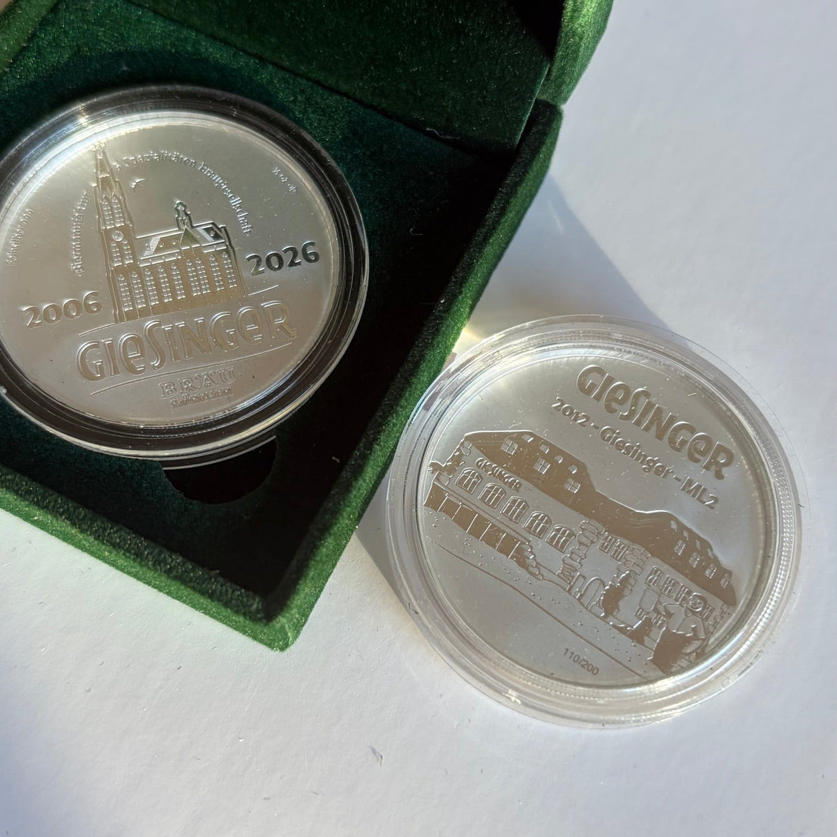 Collector's Coin 999 Silver Giesinger Bräu Anniversary 2026 - ML2 Silver 999 1/2 Ounce