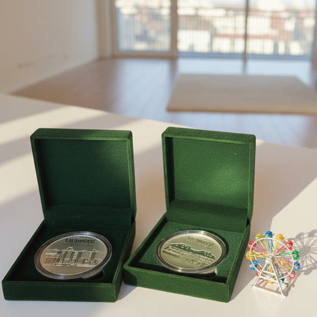 Set - Collector Coins 999 Silver Giesinger Bräu Anniversary 2026 - 3x 1/2 Ounce